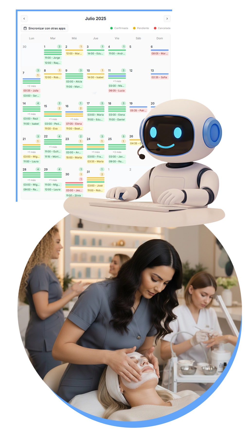AI Phone for massage centers with advanced management